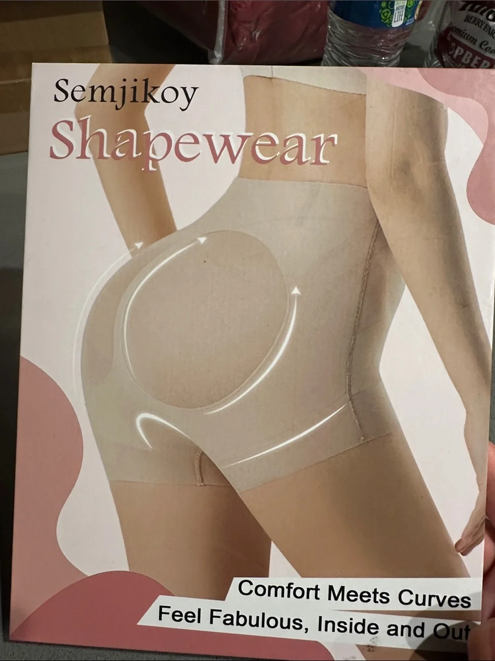 Women's High-Waist Shapewear Shorts - Nude